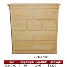 Chest of 7 drawers